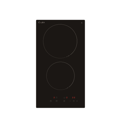 Варочная панель EVH 3020B BL, 30см, стеклокерамика, черный матовый, Lex