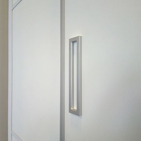 Ручка-наклейка для профиля (161,162,163), 40х178мм, серебро