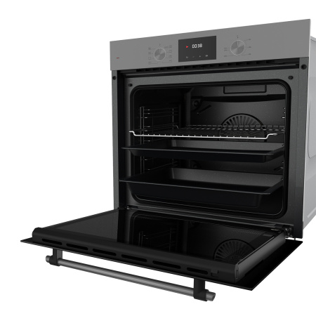 Духовой шкаф EDP 680 GR MAX, 60 см, стекло, серый, Lex