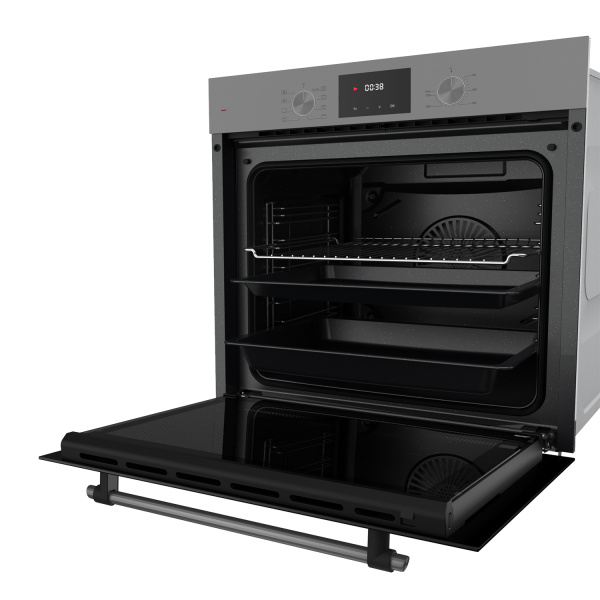 Духовой шкаф EDP 680 GR MAX, 60 см, стекло, серый, Lex