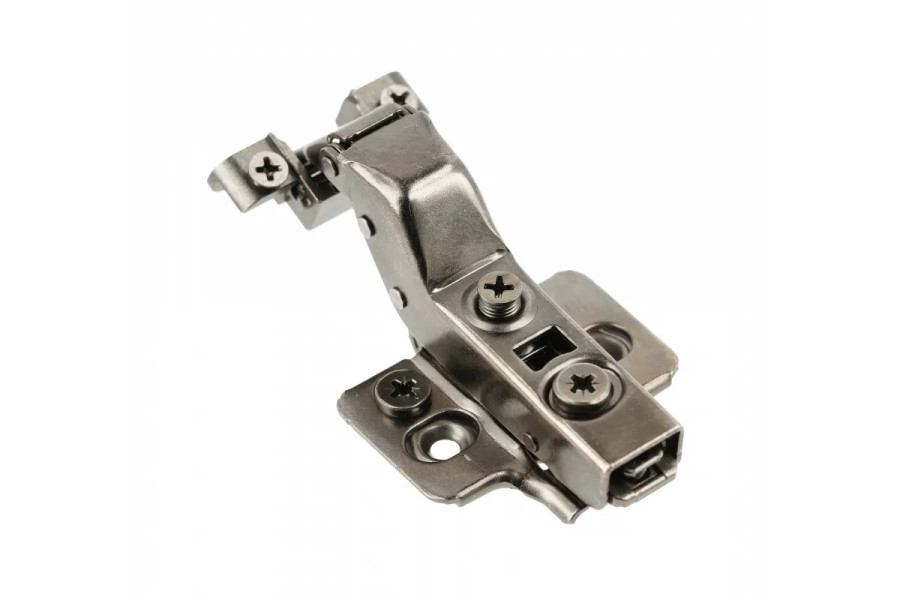 GTV Петля Silento Pro внутренняя, для ал. рамок, с клипом, с планкой 0мм, доводч 2way, БЕЗ евро, чер