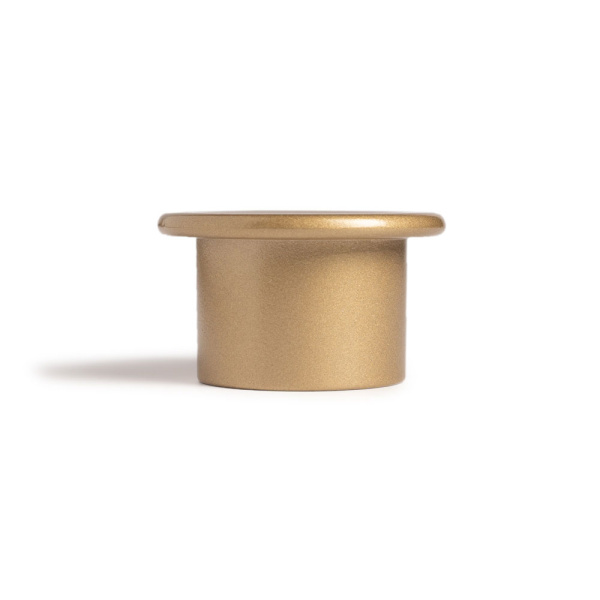 Ручка-кнопка, 1023, d=48мм, металл, матовое золото