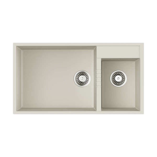 Мойка Tedori 85-2-U-WH, Tetogranit/белый