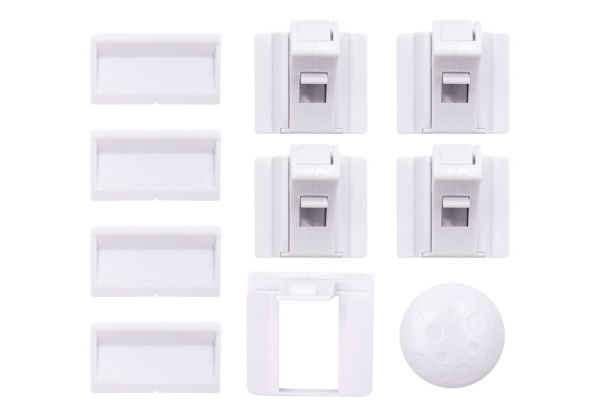 Замок магнитный JET 522 A, накладной, внутренний, комплект (4+1)