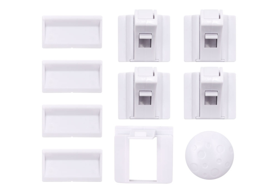 Замок магнитный JET 522 A, накладной, внутренний, комплект (4+1)