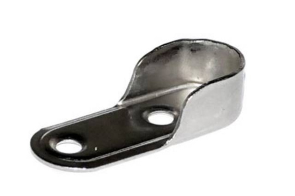 Штангодержатель для овальной штанги, штампованный, никель, CMF