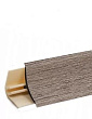 Плинтус LB-15, дуб ниагара, L=3000мм, 13,4х13,4мм, Россия
