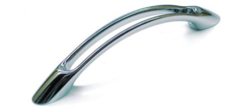 Ручка-скоба, 1423, 96мм, металл, хром