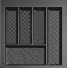 Лоток для кухонных принадлежностей TRAY 500, 390-450х420-490мм, графит, AQ