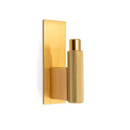 Крючок ARPA PLATE, 7036025L291EI, 25х43х80мм, однорожковый, металл, брашированная латунь, Viefe