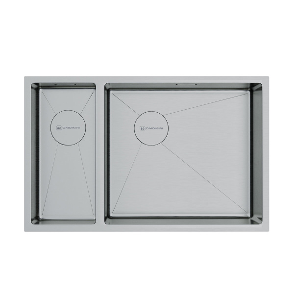 Мойка Taki 69-2-U/IF-IN-R Side, нержавеющая сталь, нержавеющая сталь