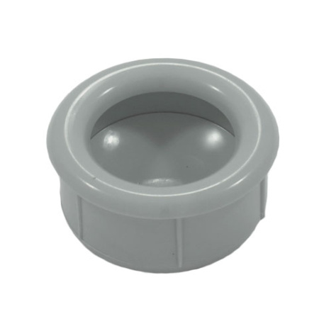 Ручка врезная, d=35мм, пластик, серый