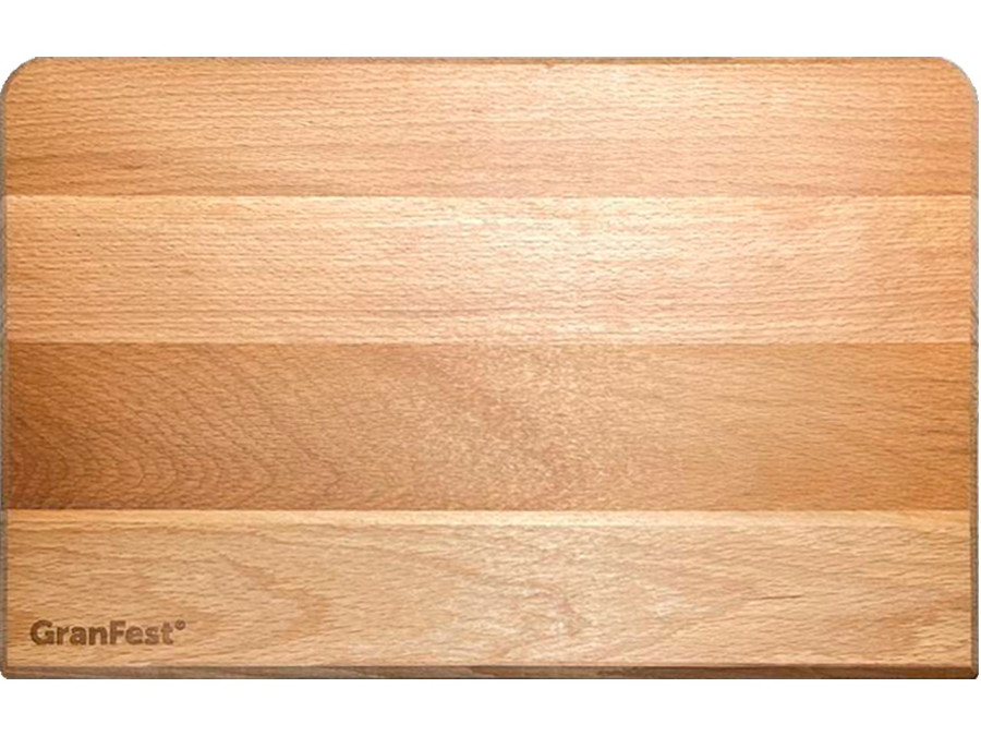 Доска разделочная GF-U45, 385х250х18мм, массив бука АКЦИЯ