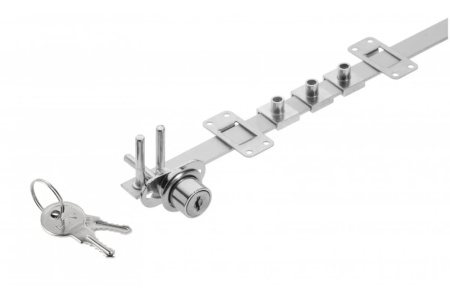 Замок центральный N288, L=800мм, хром, GTV