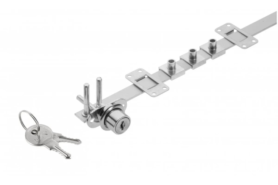 Замок центральный N288, L=800мм, хром, GTV