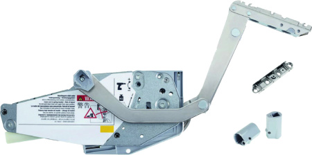 Подъемный механизм Фри Свинг, S4sw, h=370-500мм, 3,1-6,5кг, без крышек, Kessebohmer