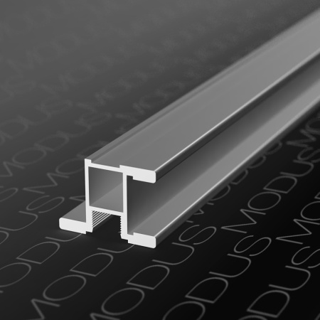 Профиль-ручка закрытая L=5400мм, титан