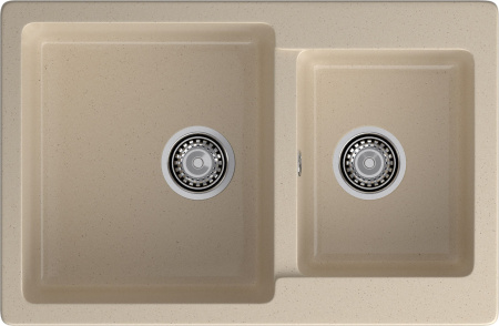 Мойка GranFest PRACTIK 780K, 775х506 мм, кашемир