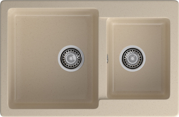 Мойка GranFest PRACTIK 780K, 775х506 мм, кашемир