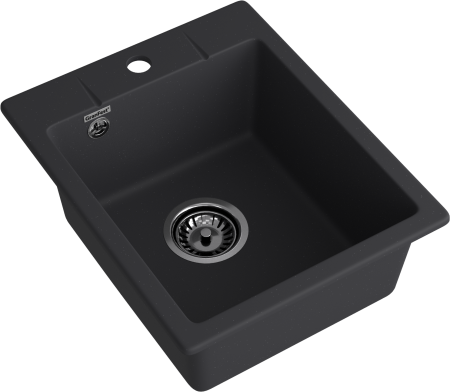 Мойка GranFest URBAN 240, 400х490 мм, черный