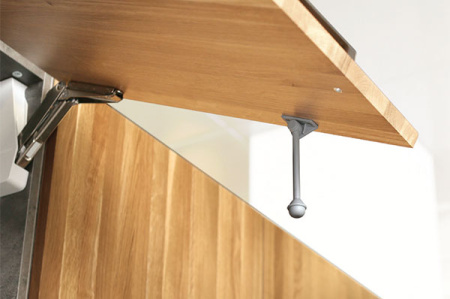 Ручка для подъёмников, пластик, серый