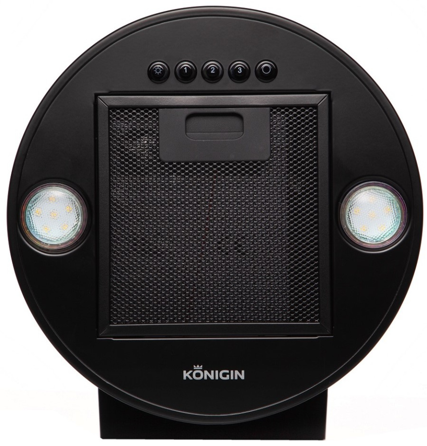 Вытяжка настенная Beauty Black, 31 см, без угольн. фильтра, черный, Konigin