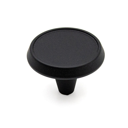 Ручка-кнопка, GU09-R230, d=39мм, металл, черный, Gamet