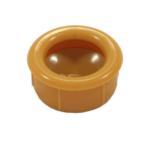 Ручка врезная, d=35мм, пластик, темный орех