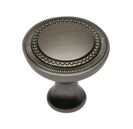 Ручка-кнопка, IMPERIA, d=32мм, металл, шлифованный титан, GTV