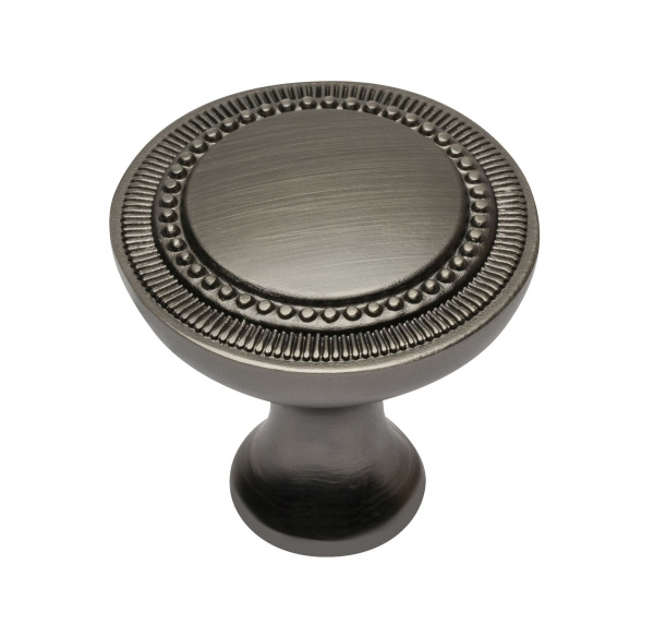 Ручка-кнопка, IMPERIA, d=32мм, металл, шлифованный титан, GTV