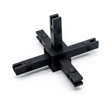 Узловое соединение 5-стороннее, черный матовый, Confurn