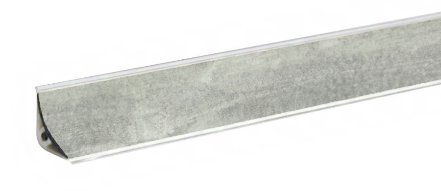 Плинтус LB-15, Stromboli Grey, L=3000мм, 14,4х14,4мм (6014)