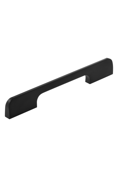 Ручка-скоба, 611, 160мм, металл, черный матовый