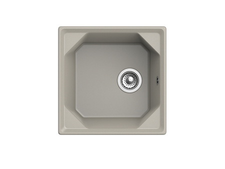 Мойка GranFest UNIQUE U-500, 500х500 мм, топаз