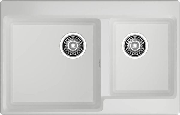 Мойка GranFest LEVEL 780K, 780х500 мм, иней