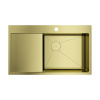 Мойка Akisame 86-LG-R Side, нержавеющая сталь, светлое золото