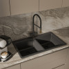 Мойка Rivelato AXEL 90-2D, 870х520x200мм, черный