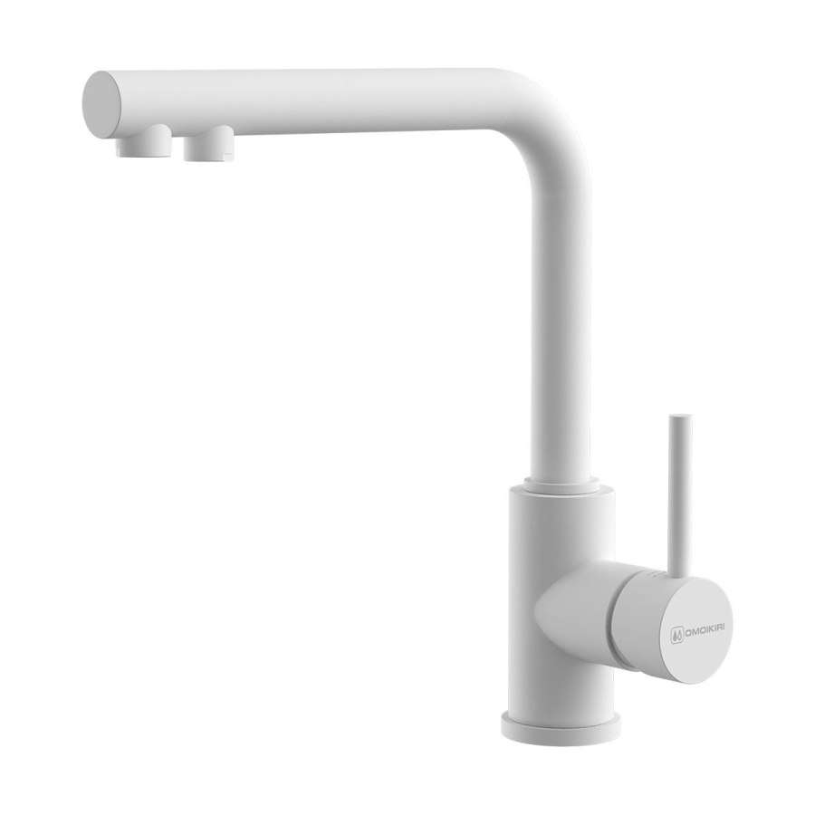 Смеситель Nakagawa 2 Plus-WH, латунь, белый