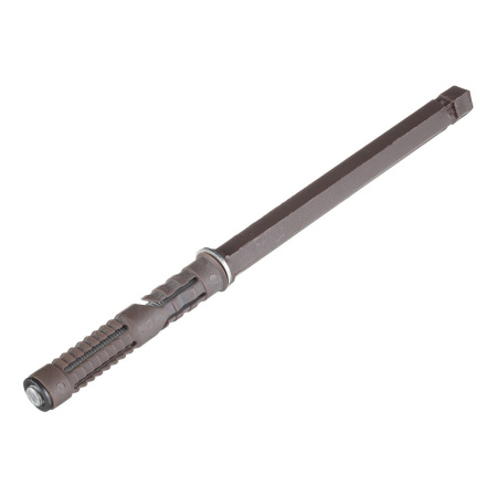 Полкодержатель скрытый d=12мм, L=120мм, сталь/пластик, 15кг на пару, GTV