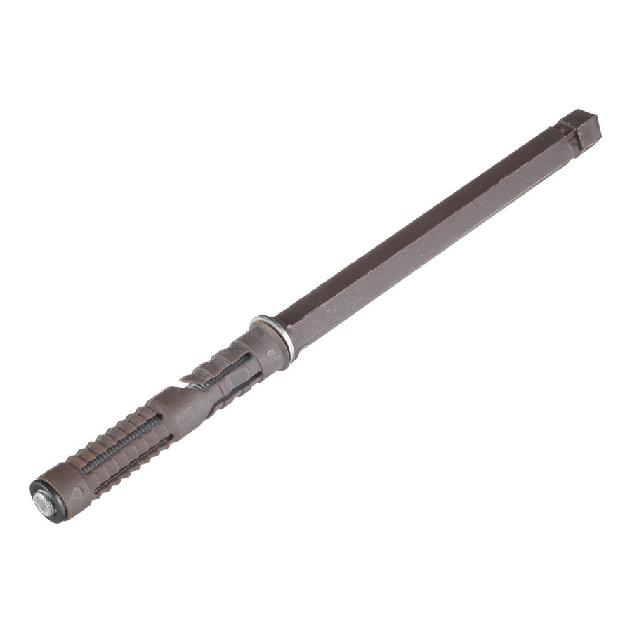 Полкодержатель скрытый d=12мм, L=120мм, сталь/пластик, 15кг на пару, GTV