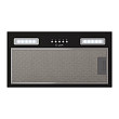 Вытяжка полновстраиваемая HYPER 600 LIGHT BL, 60см, б/угольного фильтра, черный, Lex