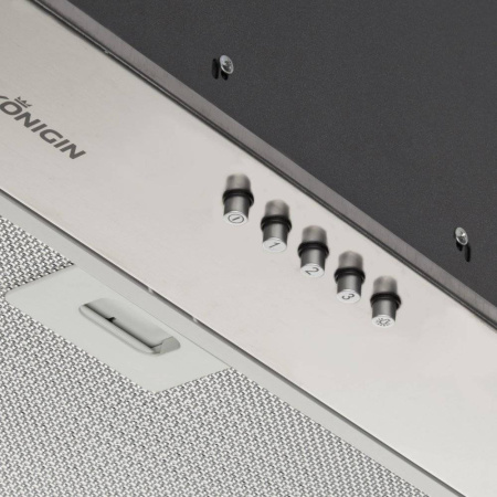 Вытяжка полновстраиваемая Inbox, 50см, без угольного фильтра, инокс, Konigin