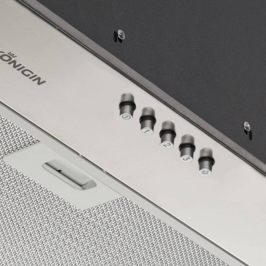 Вытяжка полновстраиваемая Inbox Plus, 50см, без угольного фильтра, инокс, Konigin