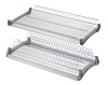Сушка 2-х ярусная, 600мм, 2 поддона, с рамой, с креплениями, нерж. сталь, HISSEN