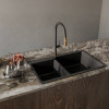 Мойка Rivelato AXEL 90D, 870х520x200 мм, антрацит