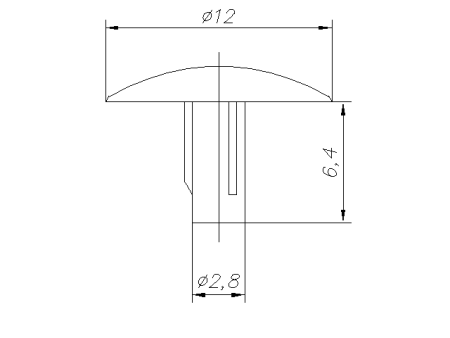 Заглушка универсальная для евровинтов, салатовый 