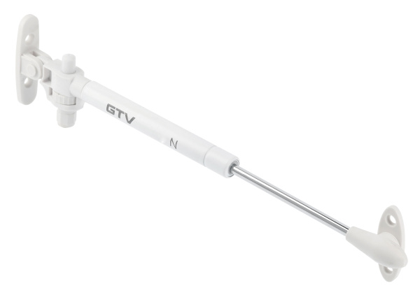 Кронштейн газовый 100N с доводчиком, белый, GTV