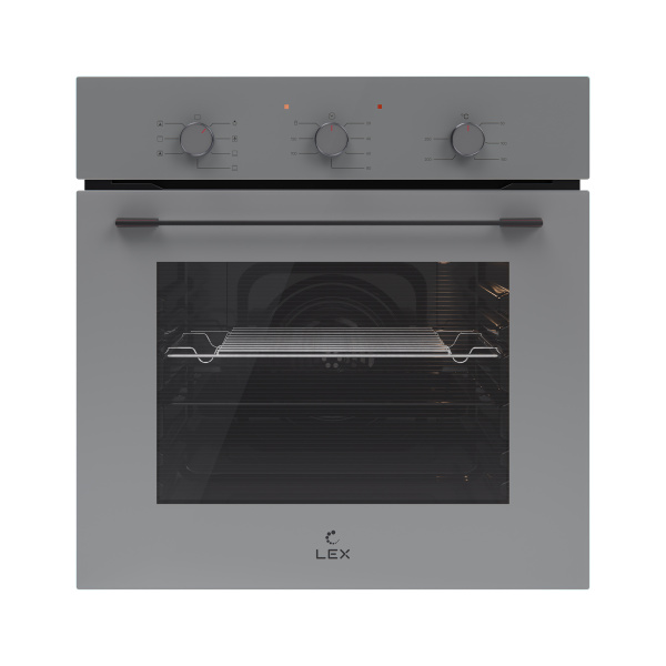 Духовой шкаф EDM 075 GR, 60 см, стекло, серый, Lex