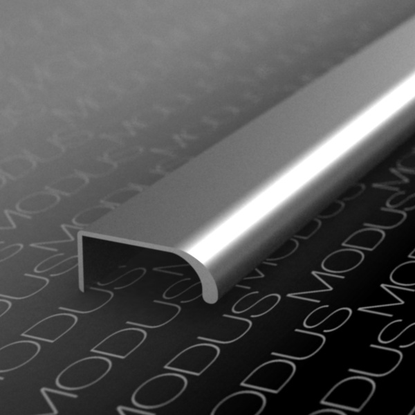 Ручка торцевая RP02, L=3100мм, металл, серебро