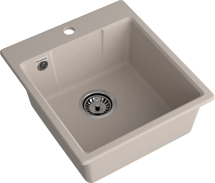Мойка GranFest URBAN 644, 440х490 мм, песочный